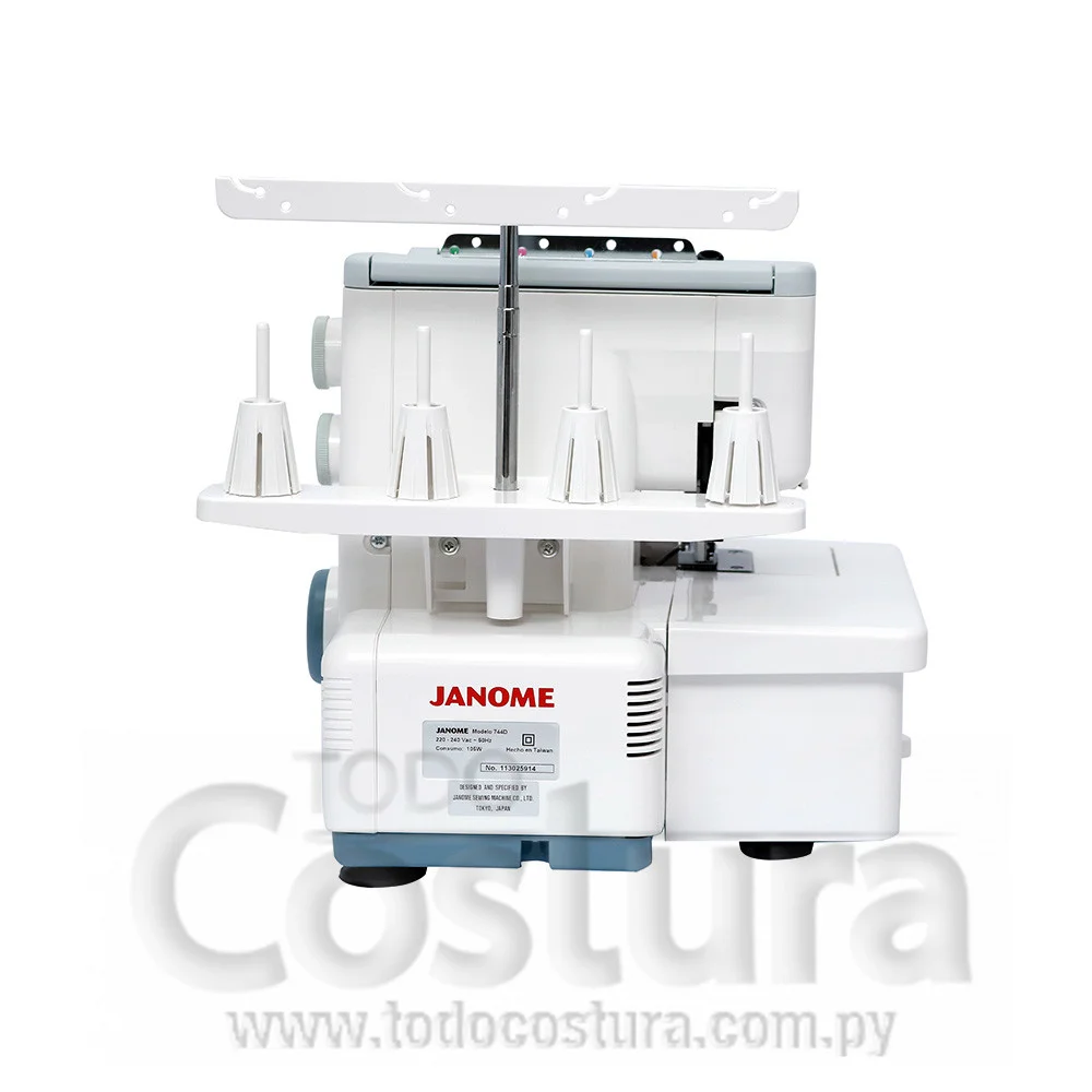 OVERLOCK FAMILIAR (4 HILOS) JANOME 744D